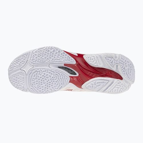 Dámské volejbalové boty Mizuno Wave Lightning Elite Mid white/rose elegance/lava falls