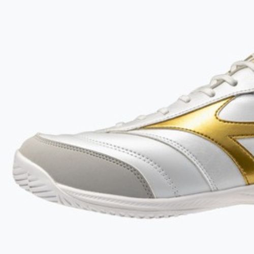 Kopačky Mizuno Morelia Sala Pro IN white/football gold/galaxy silver