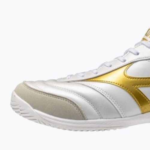 Kopačky Mizuno Morelia Sala Elite IN White/Football Gold/Galaxy Silver