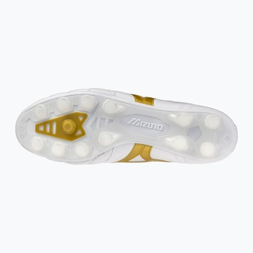 Kopačky Mizuno Morelia II Pro FG white/football gold/galaxy silver