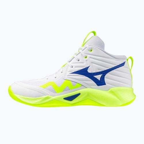 Volejbalové boty Mizuno Wave Momentum Pro Mid white/lightning yellow/dazzling blue
