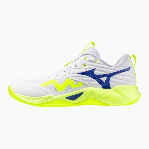 Volejbalové boty Mizuno Wave Momentum Pro white/lightning yellow/dazzling blue