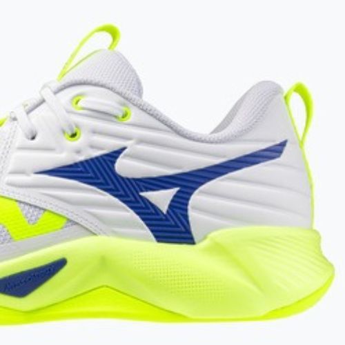 Volejbalové boty Mizuno Wave Momentum Pro white/lightning yellow/dazzling blue