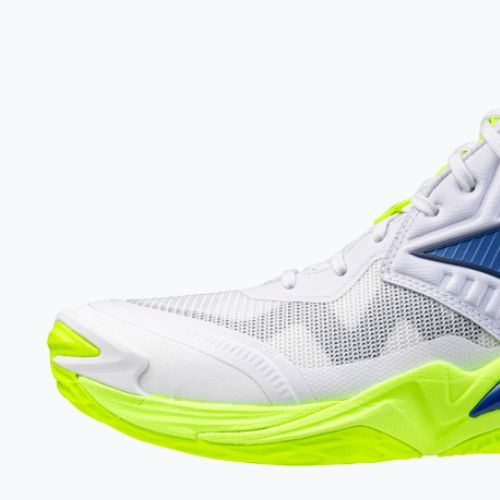 Volejbalové boty Mizuno Wave Momentum Elite Mid white/lightning yellow/dazzling blue