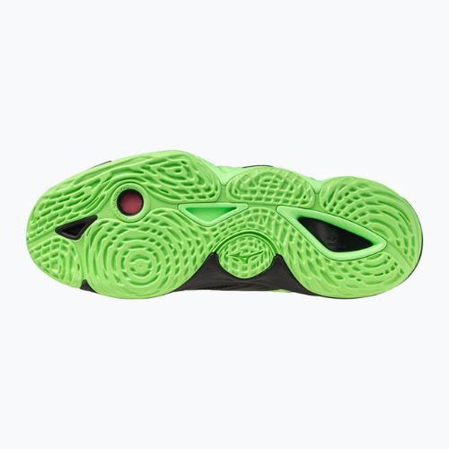 Volejbalové boty Mizuno Wave Momentum Elite black/glowing apple/mandarin orange