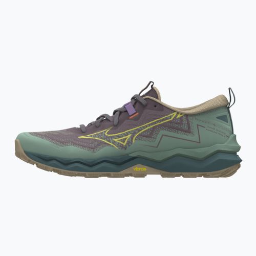 Dámské běžecké boty Mizuno Wave Daichi 9 granite green/fortune yellow