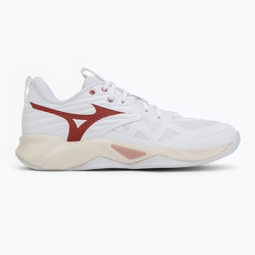 Dámské volejbalové boty Mizuno Wave Momentum Pro white/rose elegance/lava falls