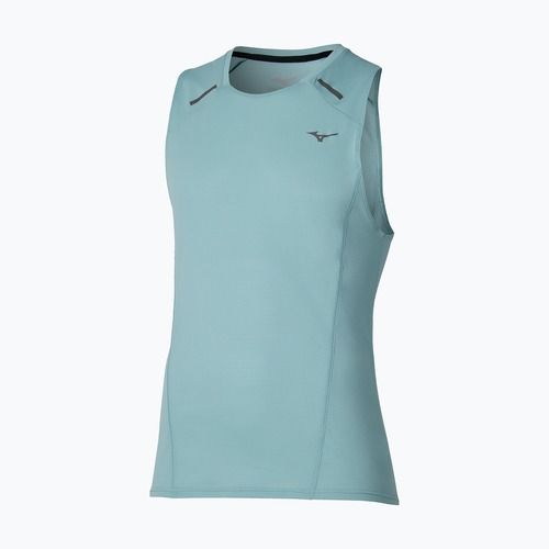 Pánské běžecké tílko Mizuno Active DryAeroFlow Tank Top aquifer