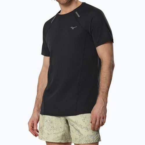 Pánské běžecké tričko Mizuno Active DryAeroFlow Tee black