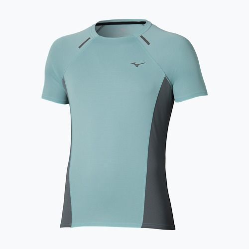 Pánské běžecké tričko Mizuno Active DryAeroFlow Tee aquifer