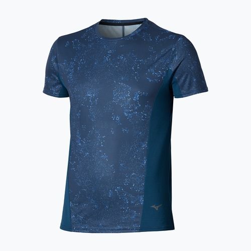 Pánské běžecké tričko Mizuno Active DryAeroFlow Graphic estate blue