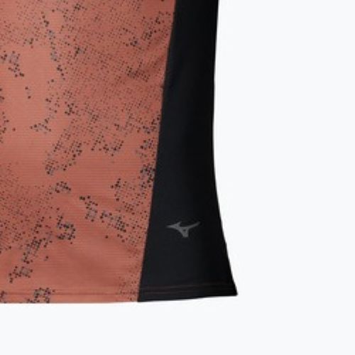 Pánské běžecké tričko Mizuno Active DryAeroFlow Graphic copper brown