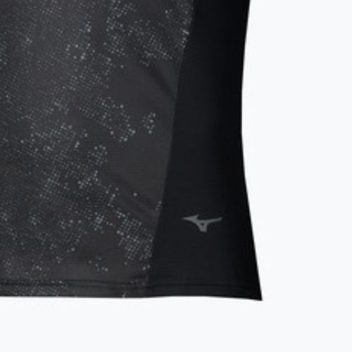 Pánské běžecké tričko  Mizuno Active DryAeroFlow Graphic black/gray