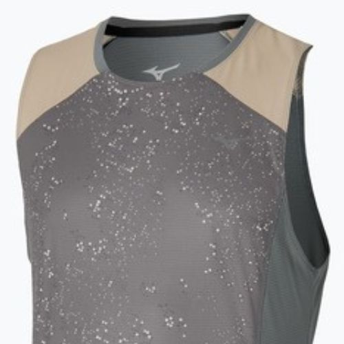 Pánské běžecké tílko Mizuno Active DryAeroFlow Graphic Tank Top lava smoke