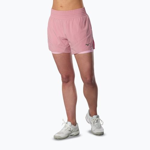 Dámské běžecké šortky Mizuno Active 2in1 4.5 rose elegance