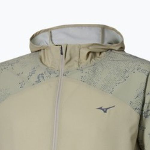 Pánská běžecká bunda Mizuno Active Alpha Hooded elm