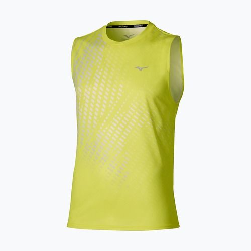 Pánské běžecké tričko Mizuno Core Graphic Sleeveless lightning yellow