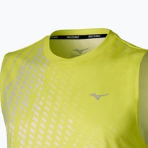 Pánské běžecké tričko Mizuno Core Graphic Sleeveless lightning yellow