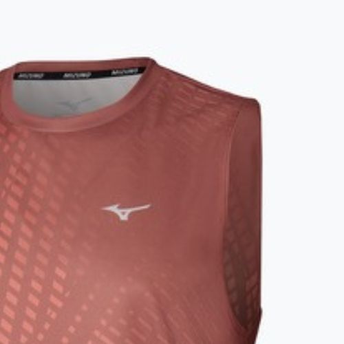 Pánské běžecké tričko Mizuno Core Graphic Sleeveless copper brown