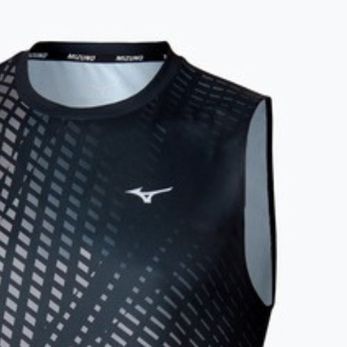 Pánské běžecké tričko Mizuno Core Graphic Sleeveless black/gray