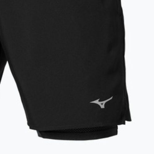 Pánské běžecké šortky Mizuno Core 5.5 Inches 2in1 black