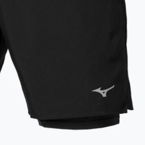 Pánské běžecké šortky Mizuno Core 7.5 Inches 2in1 black