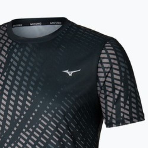 Pánské běžecké tričko Mizuno Core Graphic Tee black/gray