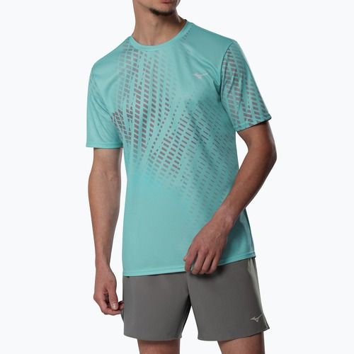 Pánské běžecké tričko Mizuno Core Graphic Tee aquifer