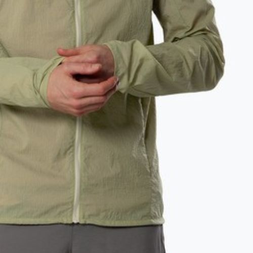 Pánská běžecká bunda Mizuno Tech Light Hooded elm