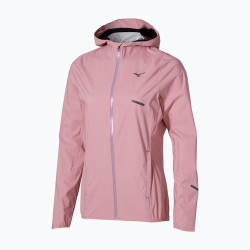 Dámská běžecká bunda Mizuno Trail Waterproof 20K Hooded rose elegance