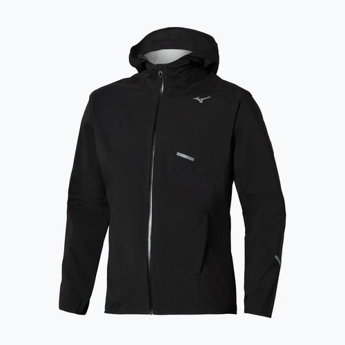 Pánská běžecká bunda Mizuno Trail Waterproof 20K Hooded black