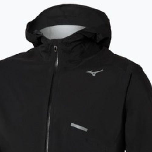 Pánská běžecká bunda Mizuno Trail Waterproof 20K Hooded black