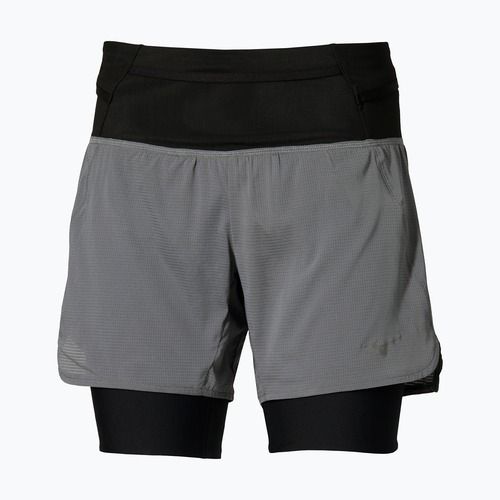 Dámské běžecké šortky Mizuno Trail Multipocket 2in1 lava smoke