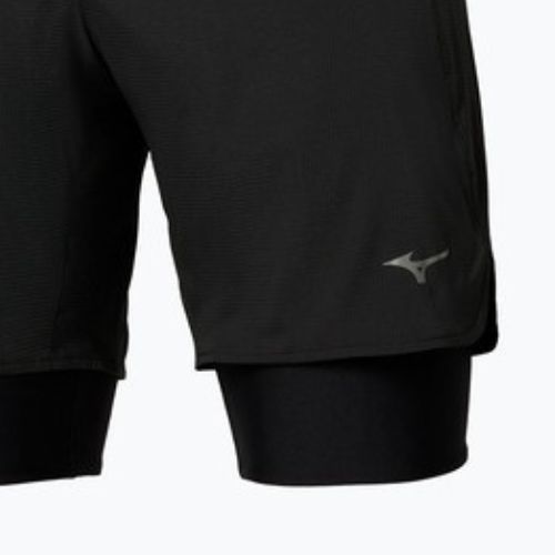 Pánské běžecké šortky Mizuno Trail Multipocket 2in1 black