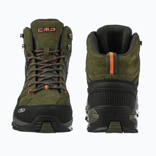 Pánské trekové boty CMP Rigel Mid Wp olive/flame