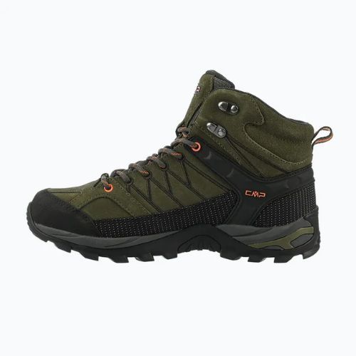 Pánské trekové boty CMP Rigel Mid Wp olive/flame