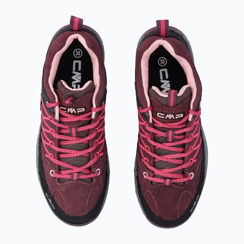 Juniorské trekové boty CMP Rigel Low Wp plum/peach