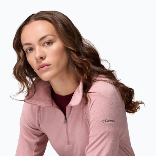 Dámská fleecová mikina Columbia Glacial IV 1/2 Zip eraser pink