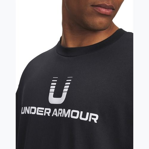 Pánské tričko Under Armour Logo Heayweight black/white