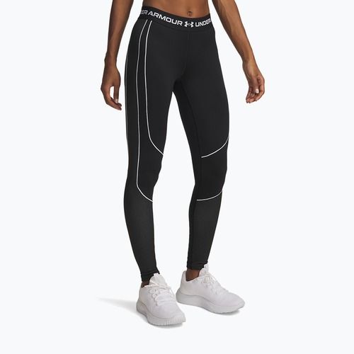 Dámské sportovní legíny Under Armour ColdGear Textured black/white/white