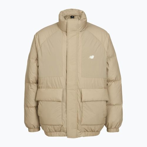 Pánská péřová bunda New Balance NBX Academy Mix Down beige