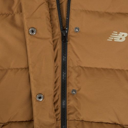 Dámská péřová bunda New Balance NBX Soft Alpine Icon Down brown