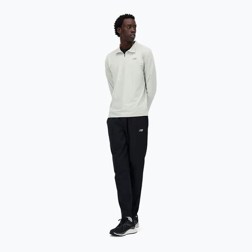 Pánská běžecká mikina New Balance Space Dye 1/4 Zip grey