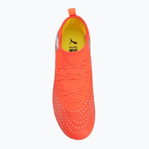 Dětské kopačky PUMA Future 9 Match FG/AG Jr glowing red/puma white/puma black/puma silver