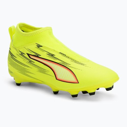 Dětské kopačky PUMA Ultra 6 Match+ LL FG/AG Jr yellow alert/puma black/glowing red/lime squeeze