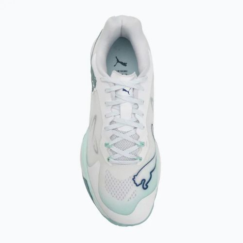 Dámské boty na házenou PUMA Vantage Nitro Game On Puma White/Baltic Blue/Fresh Water