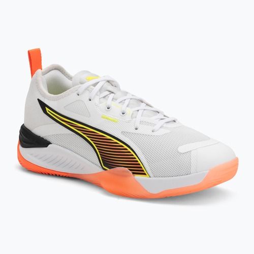 Boty na házenou PUMA Eliminate Nitro 4 Game On puma white/glowing red/ultra blue
