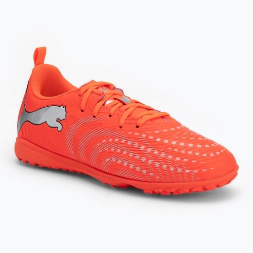 Dětské kopačky PUMA Future 9 Play TT Jr glowing red/puma white/puma black/puma silver