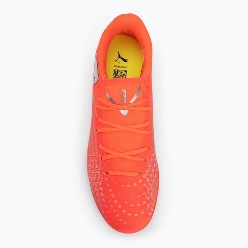 Kopačky PUMA Future 9 Play IT glowing red/puma white/puma black/puma silver