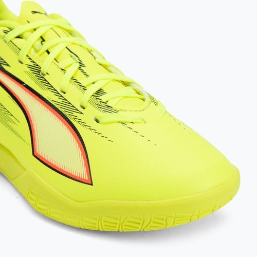 Dětské kopačky PUMA Ultra 6 Play IT Jr yellow alert/puma black/glowing red/lime squeeze